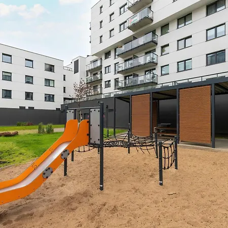 White And Beige In With Access To The Outdoor Gym By Renters